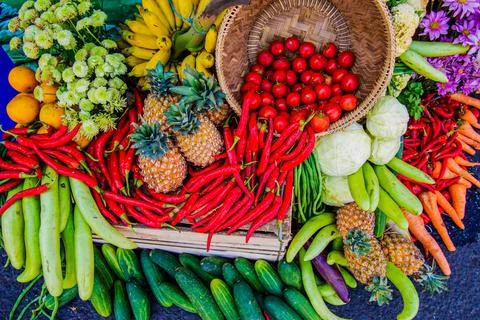 Fruit and vegetables Stock-Fotos