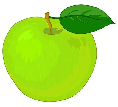 Fruit, apple Illustrazione stock