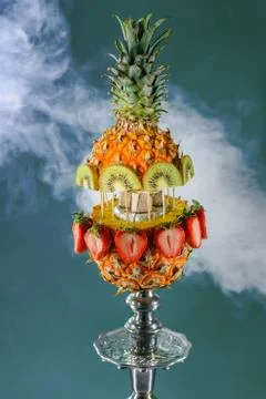 Fruit aroma hookah Stock Photos