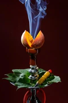 Fruit aroma hookah Stock Photos