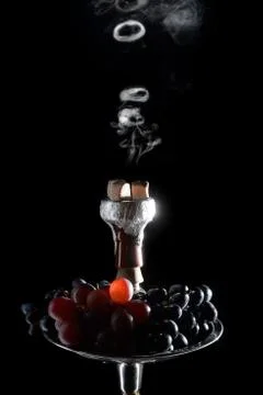 Fruit aroma hookah Stock Photos