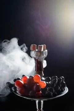 Fruit aroma hookah Stock Photos