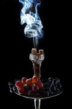 Fruit aroma hookah Stock Photos