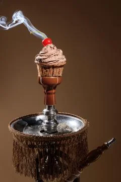 Fruit aroma hookah Stock Photos