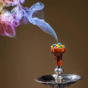 Fruit aroma hookah Stock Photos
