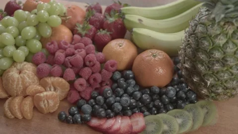 Fruit Arrangement Stock Footage 157884908