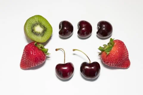 Fruit arrangements in studio Stock Photos