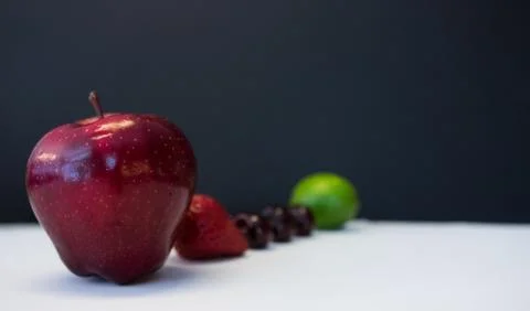 Fruit arrangements in studio Stock Photos