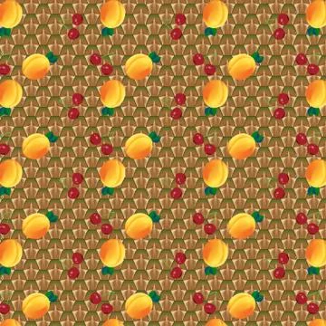 Fruit background Stock Illustration