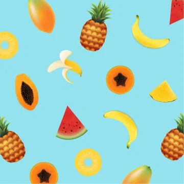 Fruit Background Stock Illustration