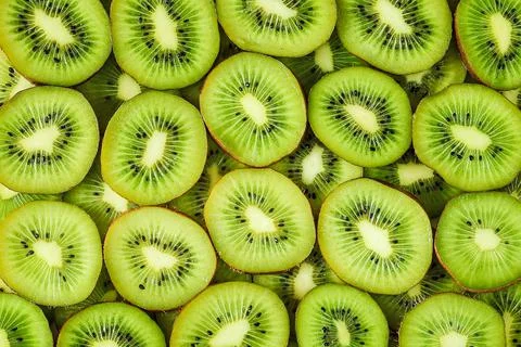 Fruit background of kiwi fruit Foto stock