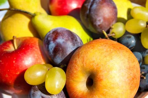 Fruit background Stock Photos