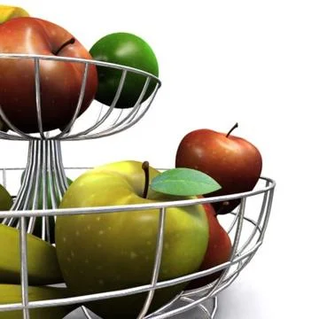Fruit Basket 3D Model
