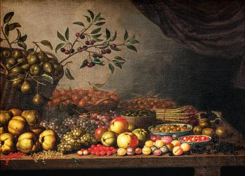 Fruit basket Stock Illustration