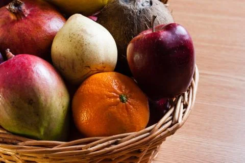 Fruit basket Foto stock