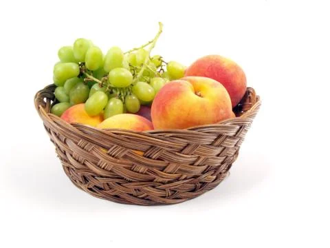 Fruit basket Stock Photos