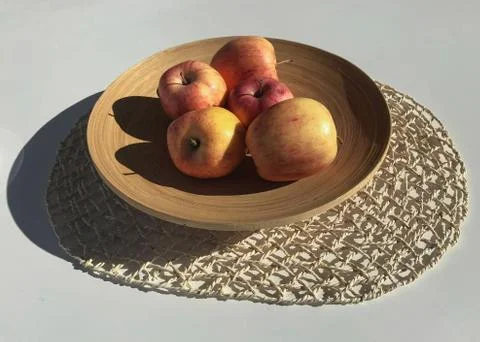 Fruit basket Stock Photos