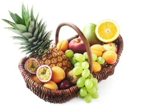 Fruit Basket Stock Photos
