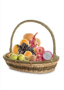Fruit Basket Stock Photos