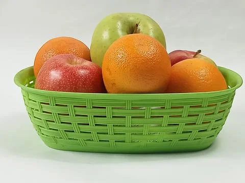 Fruit basket. Stock Photos