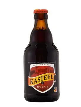 Fruit beer Kasteel Rouge 库存照片