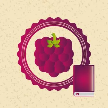 Fruit book design Stockillustratie