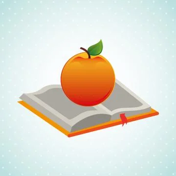 Fruit book design 스톡 일러스트