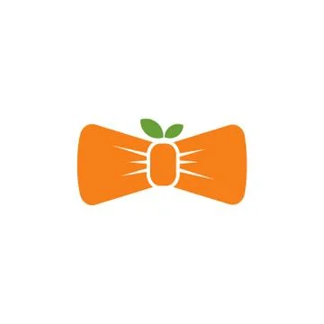 Fruit bowtie vector design template illustration Иллюстрация