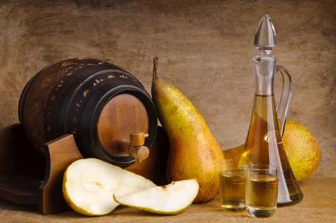 Fruit brandy Stock Photos