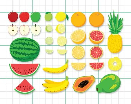 FRUIT BUNDLE Illustrazione stock