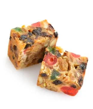 Fruit cake Stock Photos