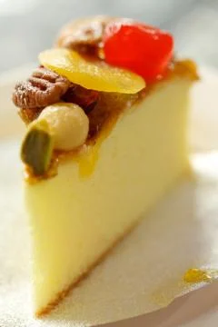 Fruit cake Stock Photos