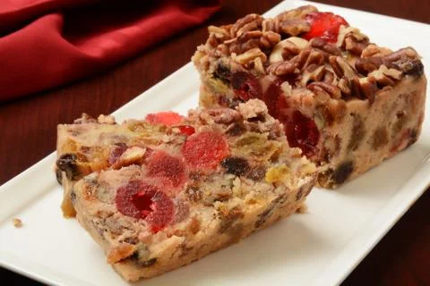 Fruit cake Stock Photos