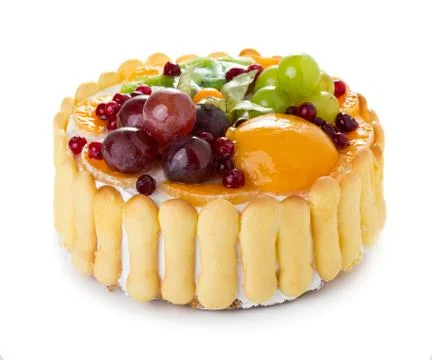 Fruit cake Stock Photos