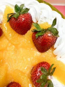 Fruit cake Stock Photos