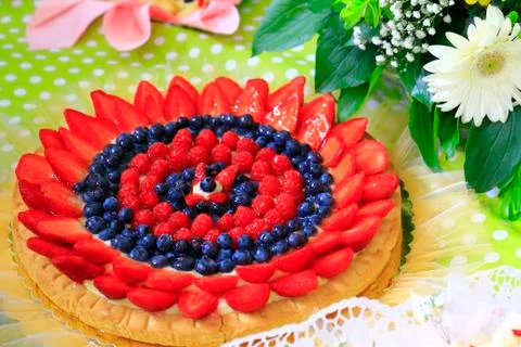 Fruit cake Foto stock
