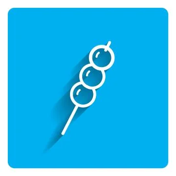 Fruit canape icon Stock Illustration