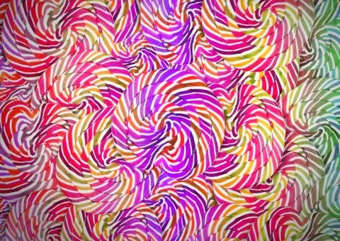 Fruit candies pattern for background Stock Photos