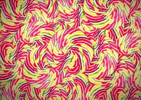 Fruit candies pattern for background Stock Photos