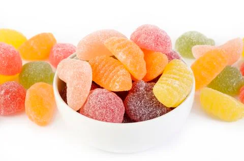Fruit candy gummy Foto stock