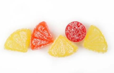Fruit candy gummy Foto stock