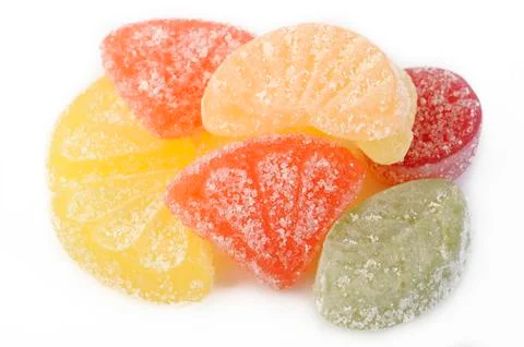 Fruit candy gummy Foto stock