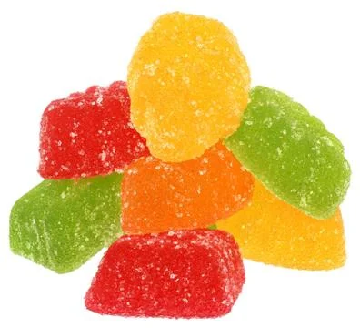 Fruit candy heap Stock Photos