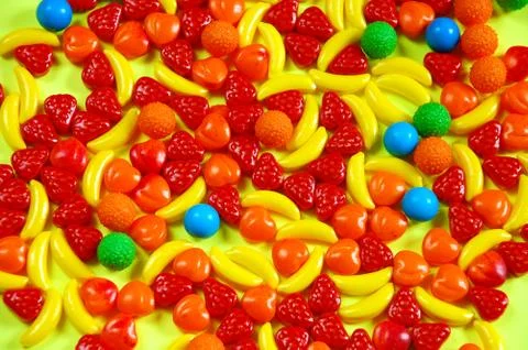 Fruit candy Stock Photos