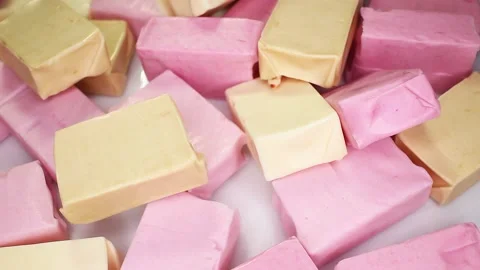 Fruit Caramel Candy Closeup Video Stock Footage 152658529