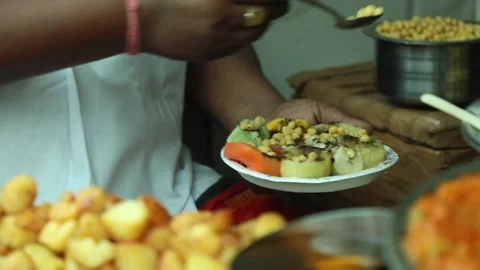 Fruit Chaat Stock Footage 131702404
