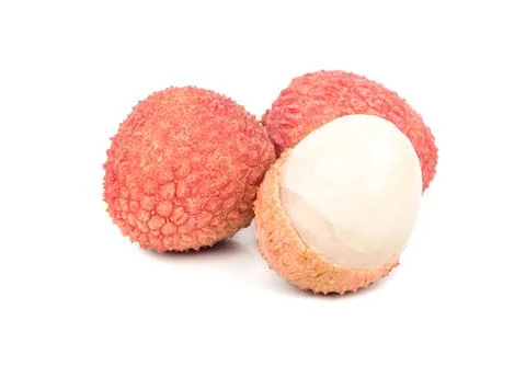 Fruit chinese lychee Stock Photos