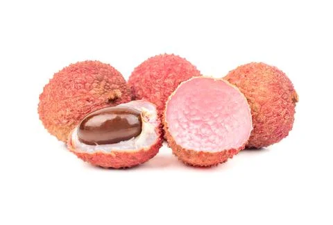 Fruit chinese lychee Stock Photos