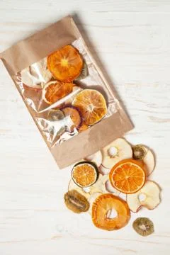 Fruit chips Stock Photos