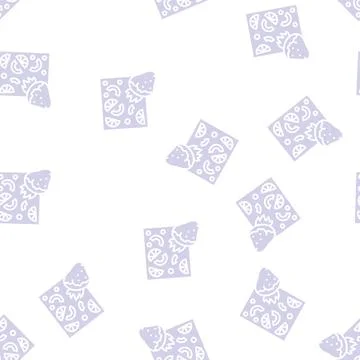 Fruit chocolate glyph seamless pattern Stock Illustration